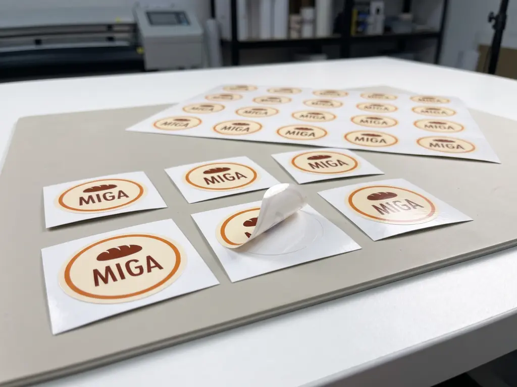 Pegatinas personalizadas troqueladas con corte a medida
